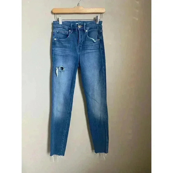 Good American Good Legs Jeans Blue Size 2 - Picture 2 of 15